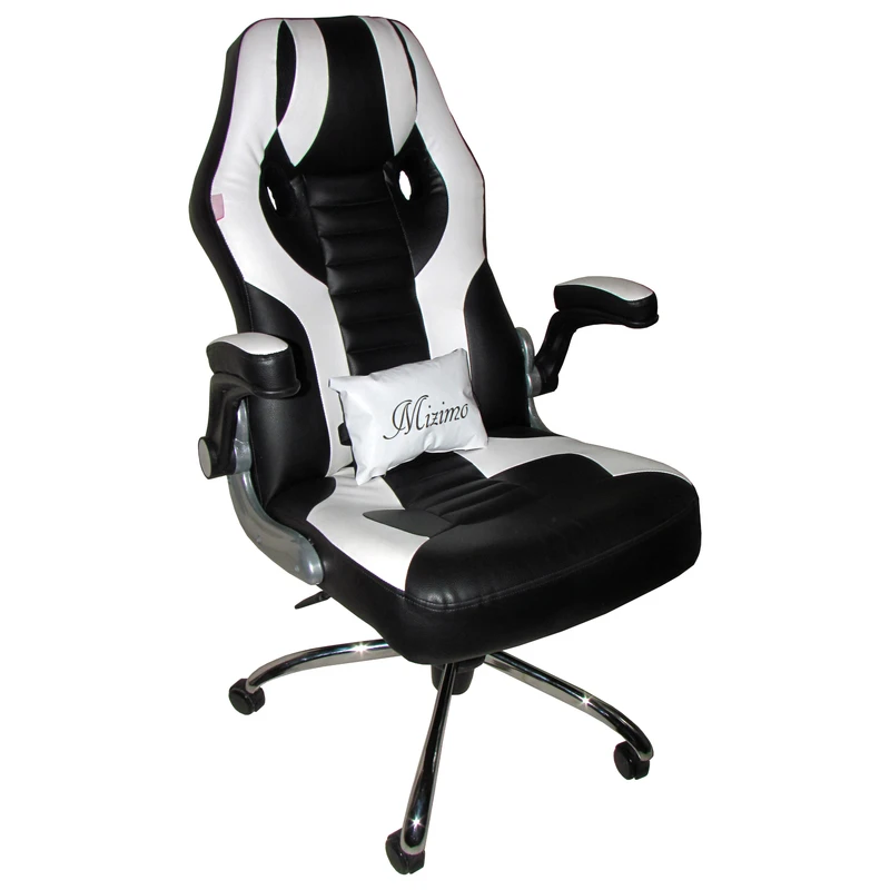 صندلی گیمینگ میزیمو مدل PS4 4W با فریم فلزی و روکش چرمی ضدسایش – مناسب برای بازی و کار طولانی‌مدت