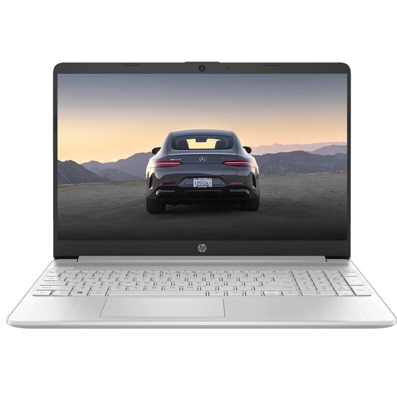 لپ‌تاپ HP 15s-FQ0008nia با پردازنده Celeron N4120 و حافظه SSD حجیم برای استفاده‌های روزمره و آرشیوی