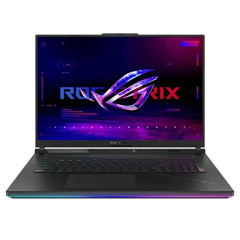 لپ‌تاپ گیمینگ ROG Strix SCAR 18 با نمایشگر 240Hz و گرافیک RTX 4090 مخصوص گیم، رندر، هوش مصنوعی و تدوین 8K