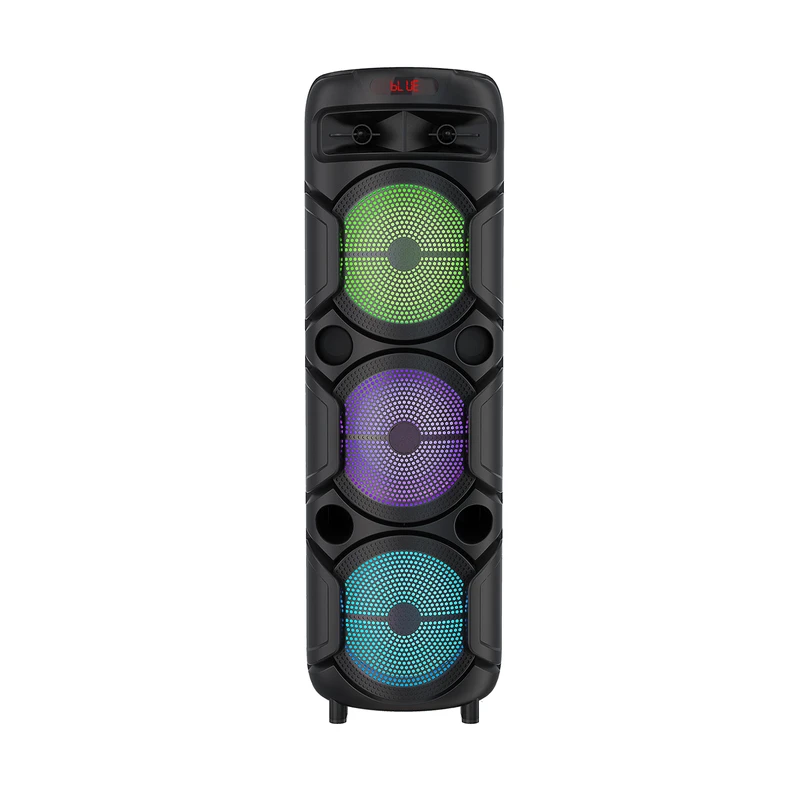 اسپیکر بلوتوثی Sunrise Boom Box 500 با نور رنگی، صدای قوی و طراحی مناسب مهمانی و فضای باز