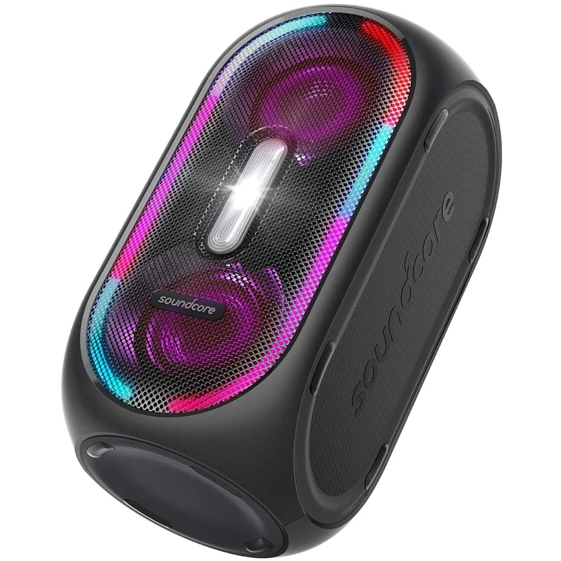 اسپیکر بلوتوثی Anker SoundCore Rave با توان خروجی 160 وات، بیس قوی و نورپردازی هماهنگ با موزیک