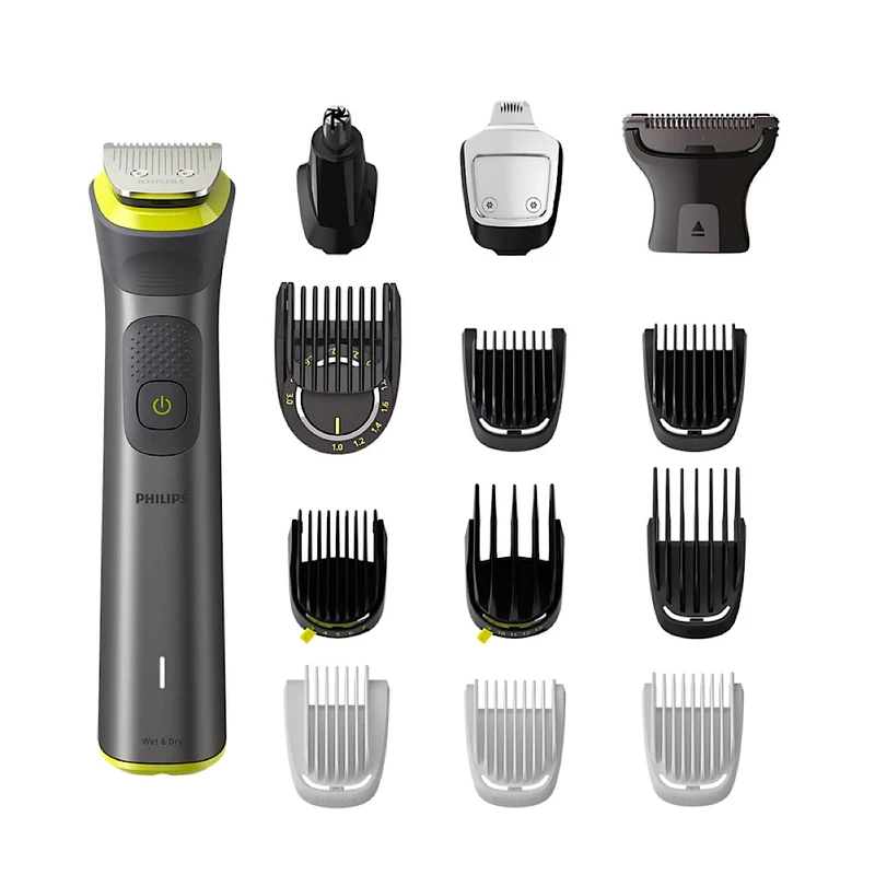 ماشین اصلاح Philips MG7930 چندکاره با طراحی ضدآب، تیغه خودتیز شونده و شارژدهی ۱۸۰ دقیقه‌ای