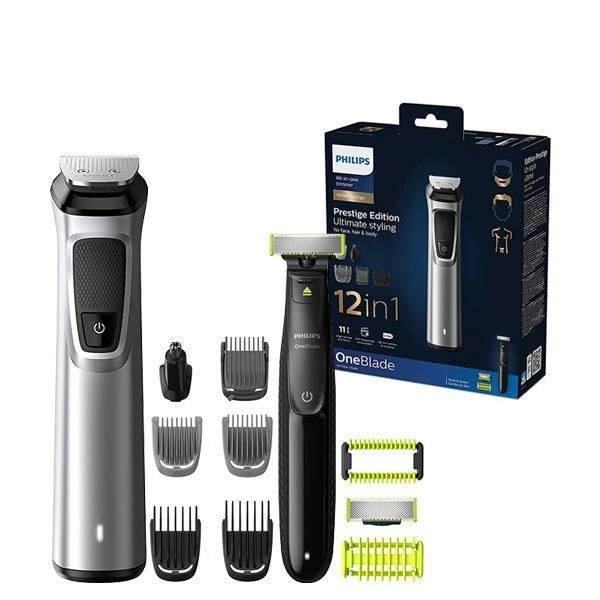 ماشین اصلاح Philips MG9710 با تیغه DualCut، طراحی ضدآب و شارژدهی طولانی برای استفاده حرفه‌ای