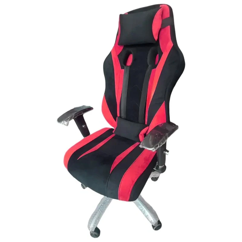 صندلی گیمینگ مدل R1 با طراحی ساده و ارگونومیک، پشتی بلند و دسته‌های نرم مناسب برای استفاده طولانی‌مدت