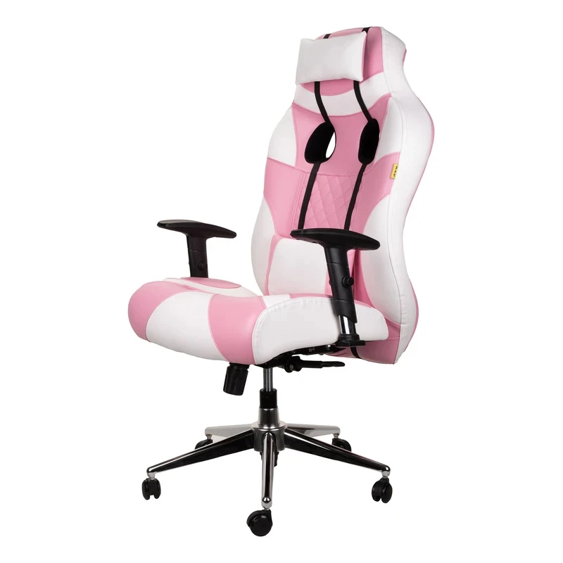 صندلی گیمینگ دخترانه کاد گستر مدل G2022 با رنگ صورتی و طراحی ارگونومیک