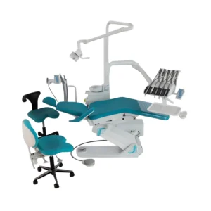 یونیت صندلی دندانپزشکی فخرسینا مدل 2505/22 با کنترل دیجیتال، موتورهای قدرتمند و چراغ قابل تنظیم